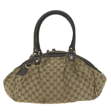 GUCCI GG Canvas Hand Bag Beige 223974 59072