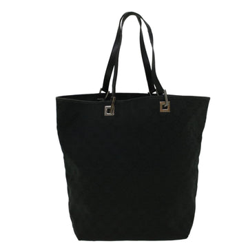 GUCCI GG Canvas Tote Bag Black 31243 59241