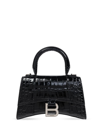 HOURGLASS XS LEATHER HANDBAG