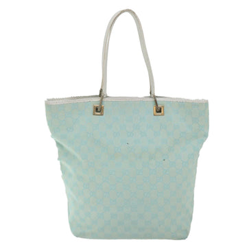 GUCCI GG Canvas Tote Bag Light Blue 0021098 59713