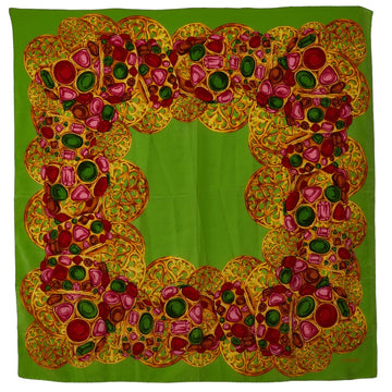 Chanel Jewelry Motif carf Green Multicolor Silk  Chanel (Ginestapo, )