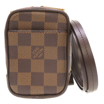 LOUIS VUITTON Shoulder Bag M61738 Damier canvas Brown Damier Ebene Etui Okapi PM Women Used
