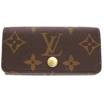 LOUIS VUITTON Key case Key holder  M69517 Monogram canvas Brown Monogram Multicles4 Women(Unisex) Used