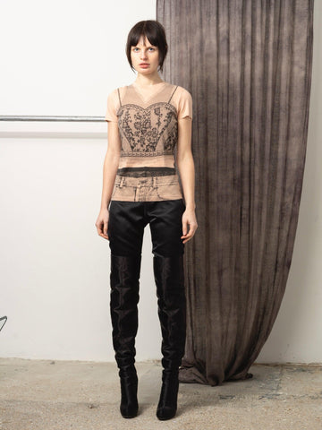 Christian Dior trompe l’oeil t- shirt