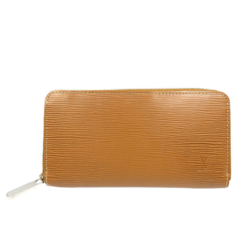 LOUIS VUITTON Long Wallet Purse Epi Leather Brown Epi Zippy wallet Women(Unisex) Used