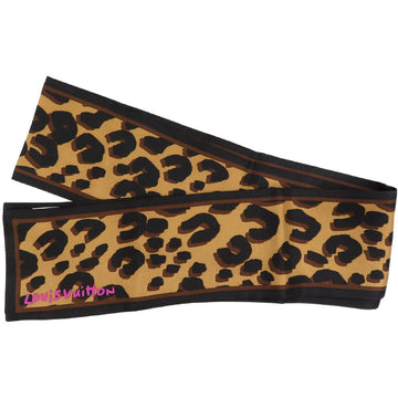 LOUIS VUITTON scarf M72394 silk Brown Bando Women Used