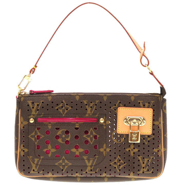 LOUIS VUITTON Handbag M95183 Monogram Perfo Fuchsia Monogram Perfo Pochette Accessories Women Used