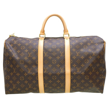 LOUIS VUITTON Handbag M41426 Monogram canvas Brown Monogram Keepall 50 Women Used