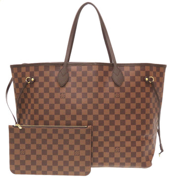 LOUIS VUITTON Tote Bag N41357 Damier canvas Brown Damier New Neverfull GM Women Used