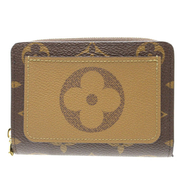 LOUIS VUITTON Bifold Wallet M81461 Monogram canvas Brown Compact wallet Monogram reverse Portefeuille Lou Women Used