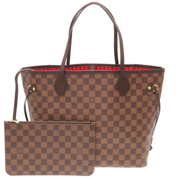 LOUIS VUITTON Tote Bag N41358 Damier canvas Slys Damier New Neverfull MM Women Used