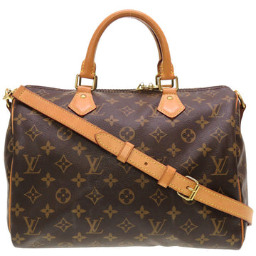 LOUIS VUITTON Handbag M41112 Monogram canvas Brown Monogram speedy bandouliere30 Women Used