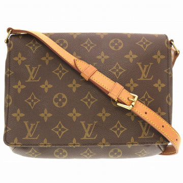 LOUIS VUITTON Shoulder Bag M51257 Monogram canvas Brown Monogram Musette Tango Short Strap Women Used