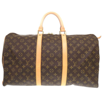 LOUIS VUITTON Boston Duffel bag M41426 Monogram canvas Brown Monogram Keepall 50 mens Used