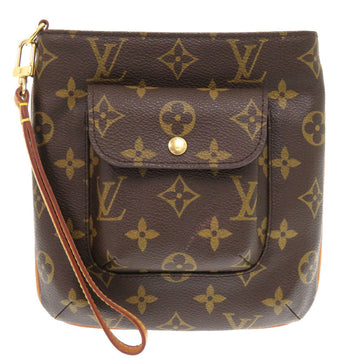LOUIS VUITTON Pouch M51901 Monogram canvas Brown Monogram Partition Women Used