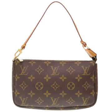 LOUIS VUITTON Pouch M51980 Monogram canvas Brown Monogram Pochette Accessories Women Used