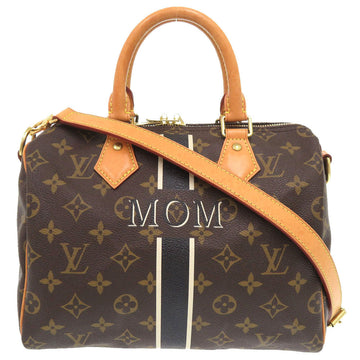 LOUIS VUITTON Handbag Monogram canvas Brown Mon monogram Speedy 25 Women Used