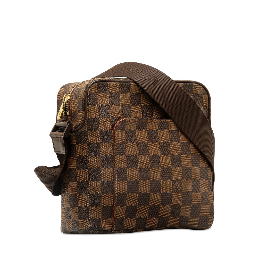 Brown Louis Vuitton Damier Ebene Olav PM Crossbody Bag