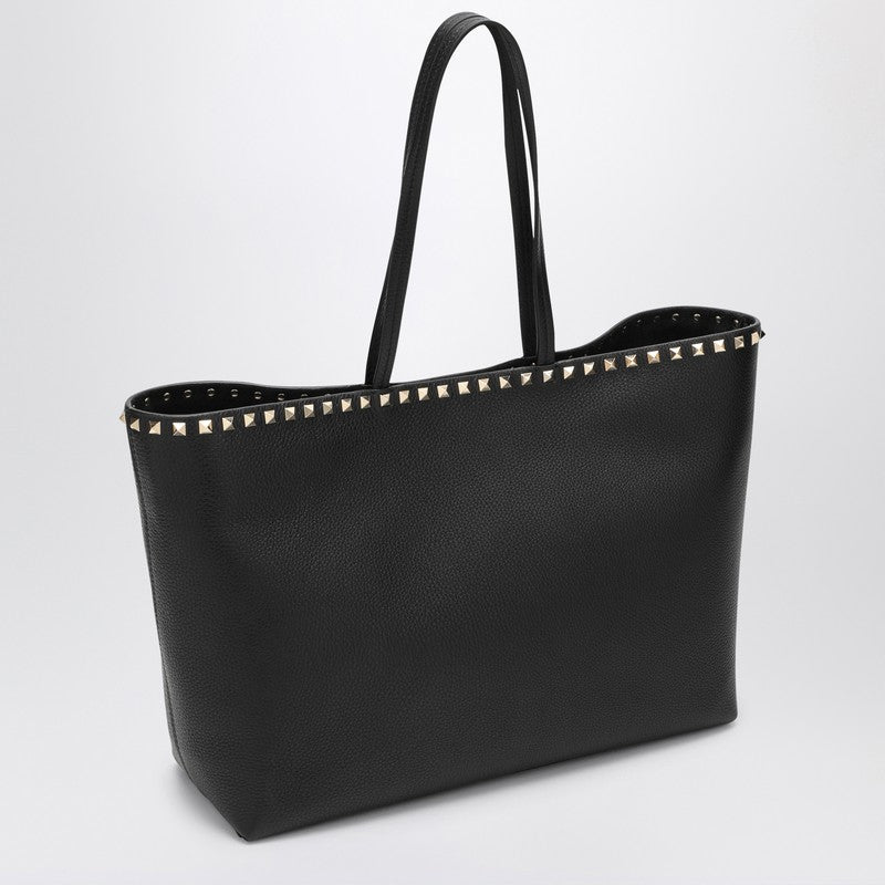 Valentino Garavani Black Studded Tote Bag Women