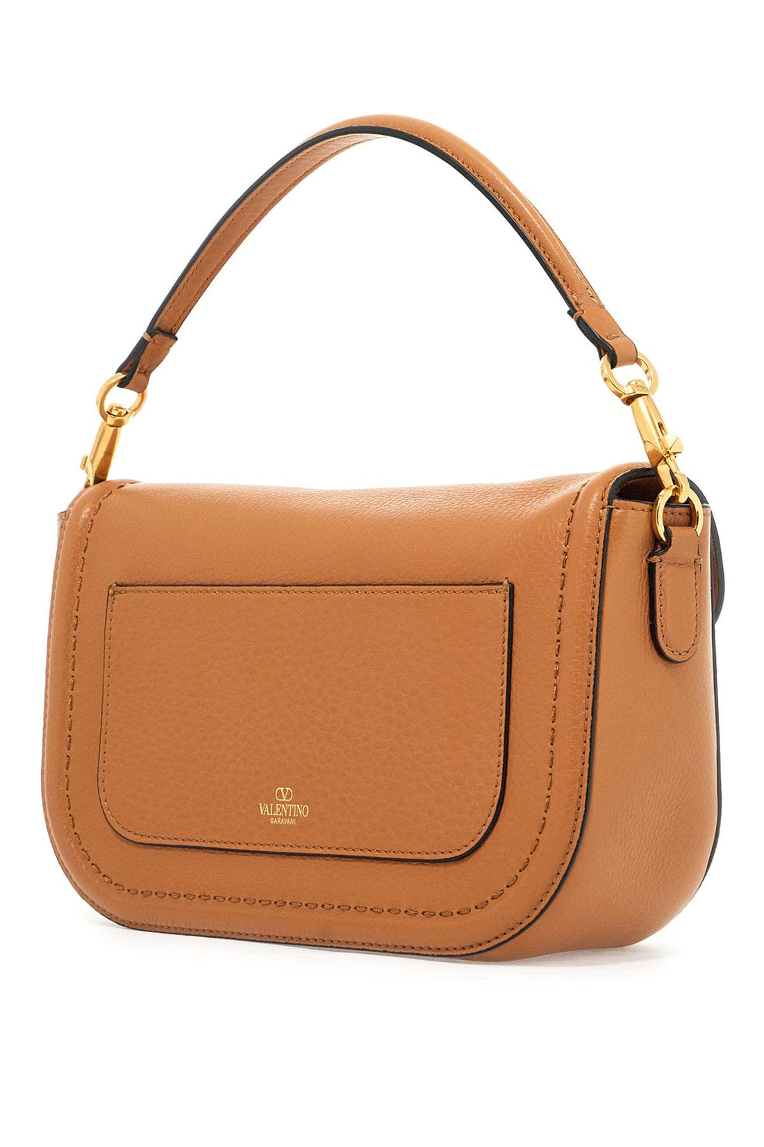 Valentino Garavani Alltime Hammered Leather Shoulder Bag Women