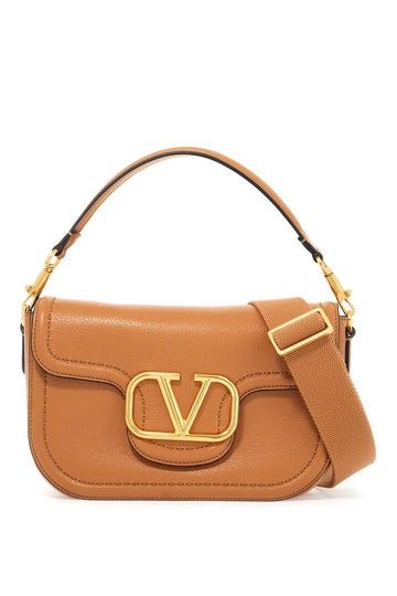 Valentino Garavani Alltime Hammered Leather Shoulder Bag Women