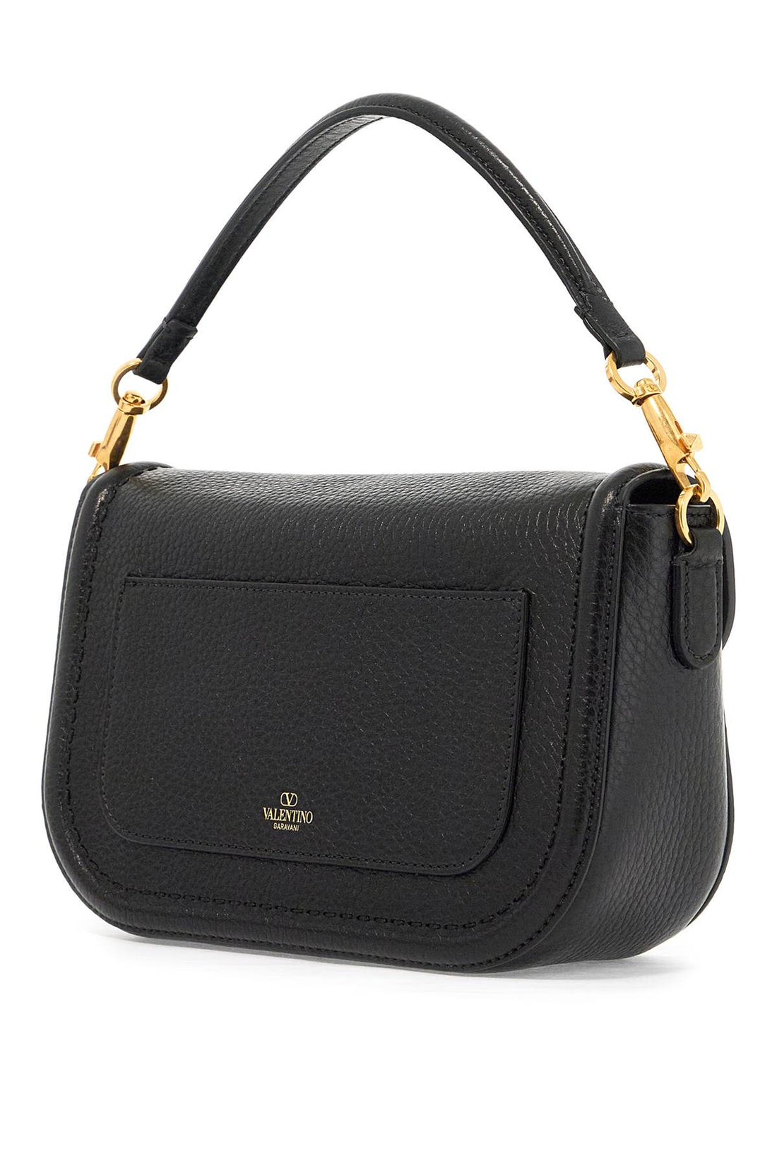 Valentino Garavani Alltime Hammered Leather Shoulder Bag Women