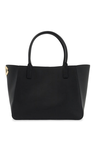 Valentino Garavani Nappa Calfskin Vlogo Side Tote Bag Women