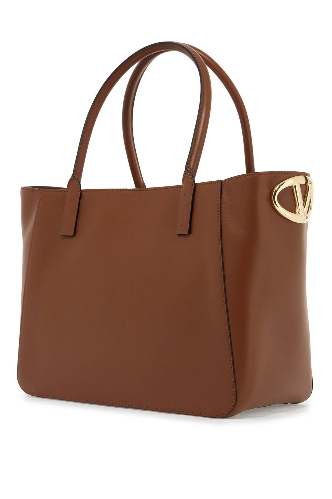 Valentino Garavani Nappa Calfskin Vlogo Side Tote Bag Women