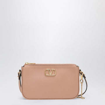Valentino Garavani Cinnamon Rose Leather Vlogo Signature Mini Bag Women