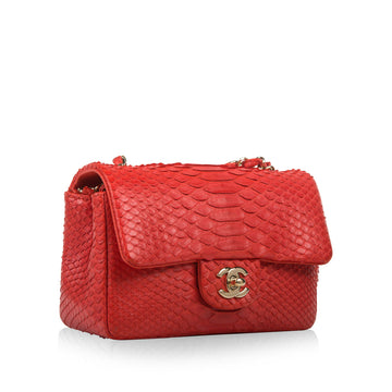 Classic Flap Bag - Mini Rectangular - Python