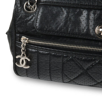 Vintage Perforated Shoulder Bag