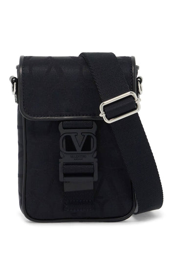 Valentino Garavani Black Iconographe Mini Crossbody Bag Men