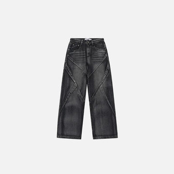 Crisscross Denim Jeans