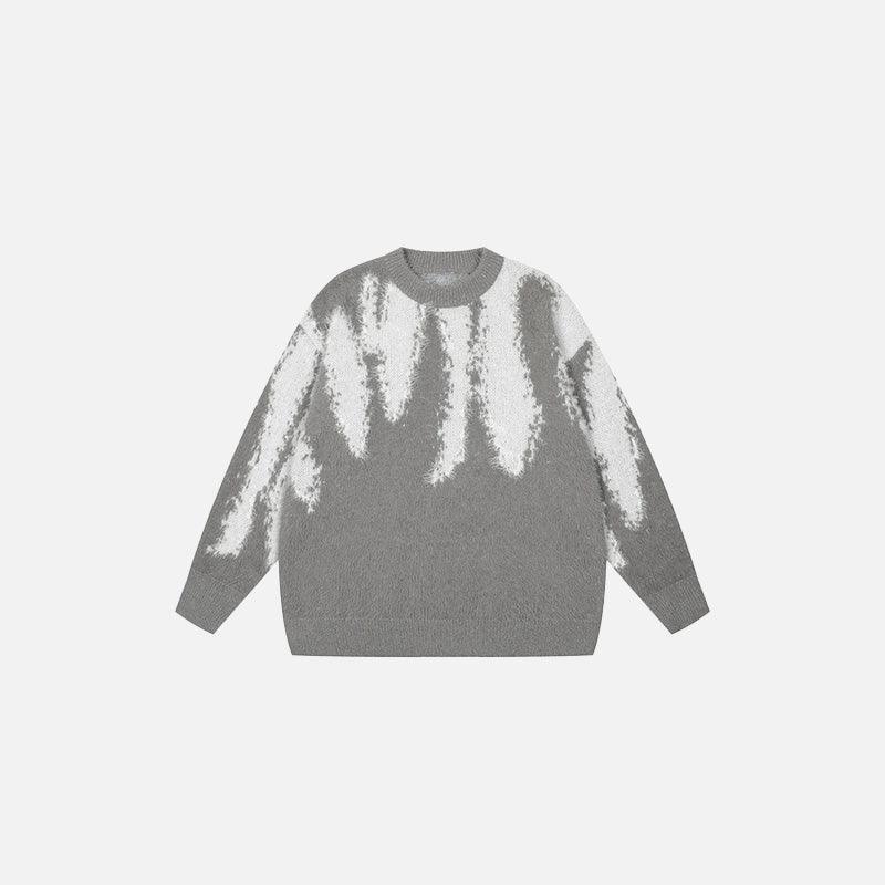 Tie Dye Knitted Sweater