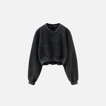 Women's Fleece Cropped Sweatshirt
