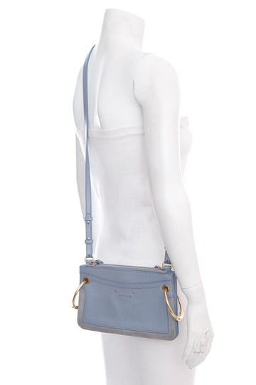 Chloe Blue Mini Roy Cross-Body