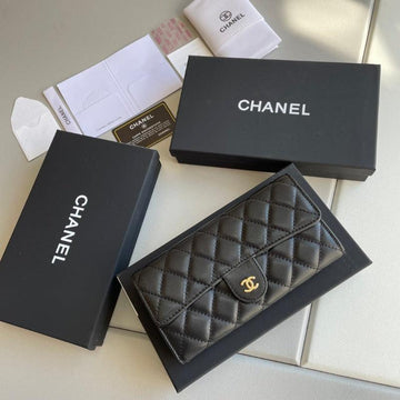 Makersluxe - Lambskin Large Wallet Black