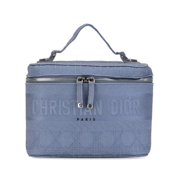 Dior Lady Embroidery Vanity Bag Handbag Blue Pearl   Dior