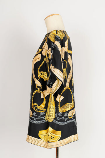 Haut en soie Hermès