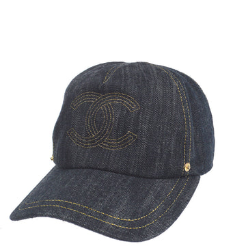 Chanel 2000s Cap Denim #M