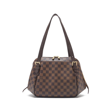 LOUIS VUITTON Lewitton Damier Belem MM Handbag PVC Leather Brown  Handbag  Handbag Hybrid  Handbag French  Delivery] Ladies Handbag Ladies Online