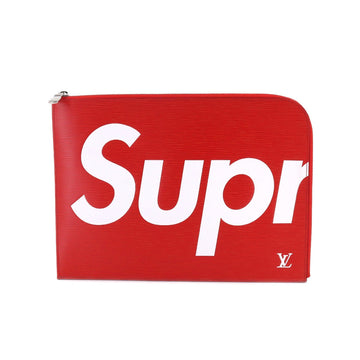 Louis Vuitton Jules  Leather Clutch Bag ()