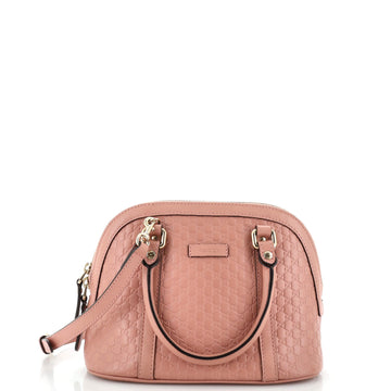 Convertible Dome Satchel (Outlet) Microguccissima Leather Mini