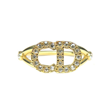 CHRISTIAN DIOR CLAIR D LUNE Ring Ring CLAIR D'LUNE R1137CDLCY G CD Logo M Size  Jewelry Accessories Cleansed
