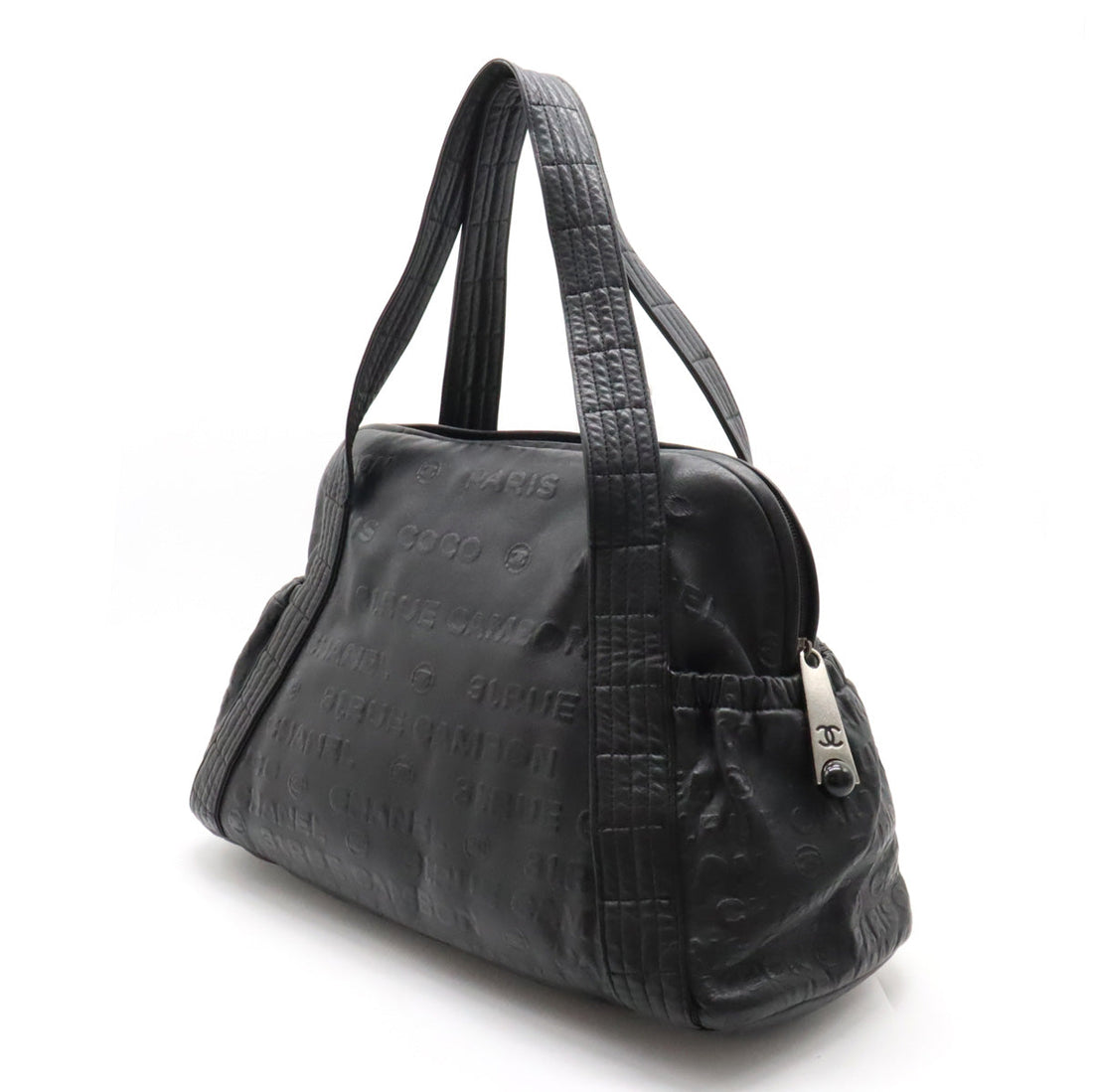Chanel Unlimited Logo Mini Boston Bag  Bag Shoulder Bag Shoulder Bag Black Black A46123