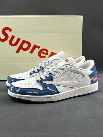 Custom Air Jordan 1 Low x Travis Scott x Supreme LJ5188-001