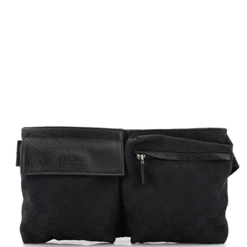 Vintage Double Belt Bag GG Canvas Small