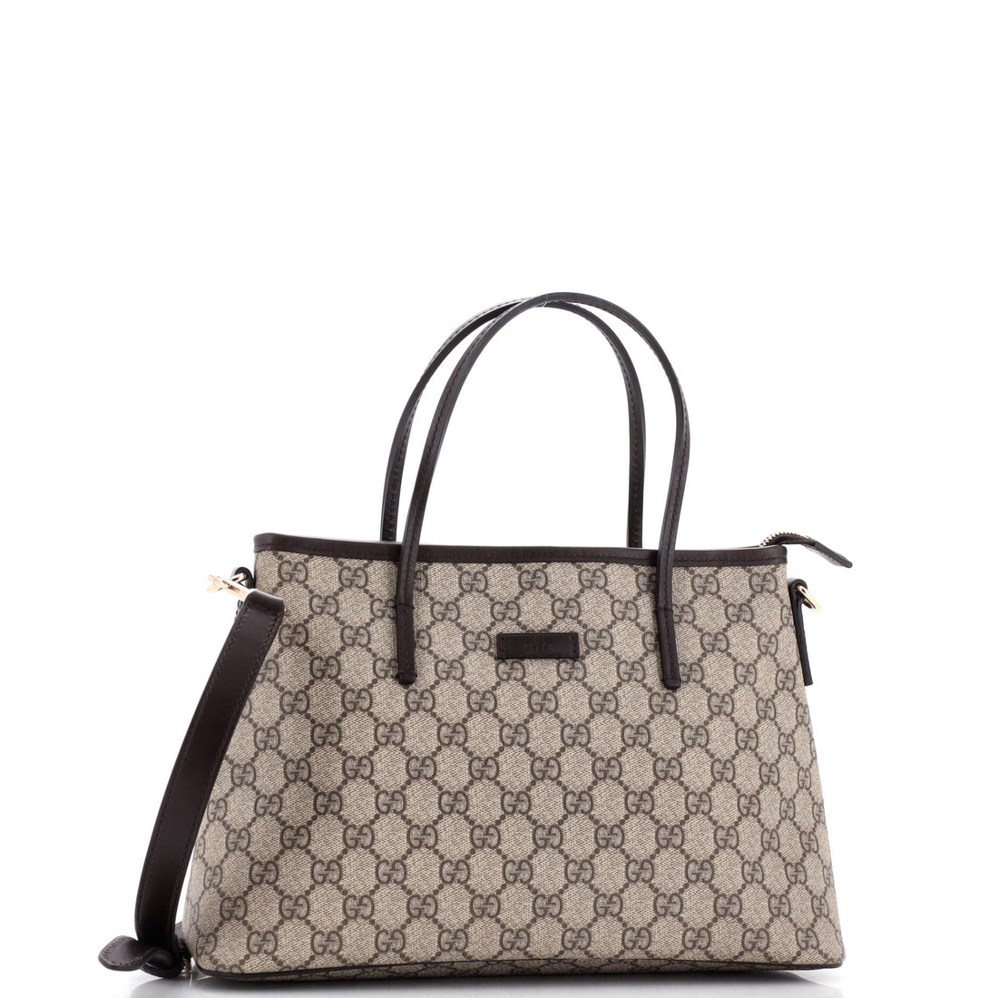 Convertible Zip Tote GG Coated Canvas Small
