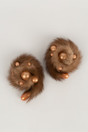 Boucles d'oreilles Thierry Mugler 80's