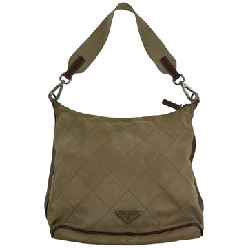 Vintage Prada Quilted Nylon Shoulder Bag